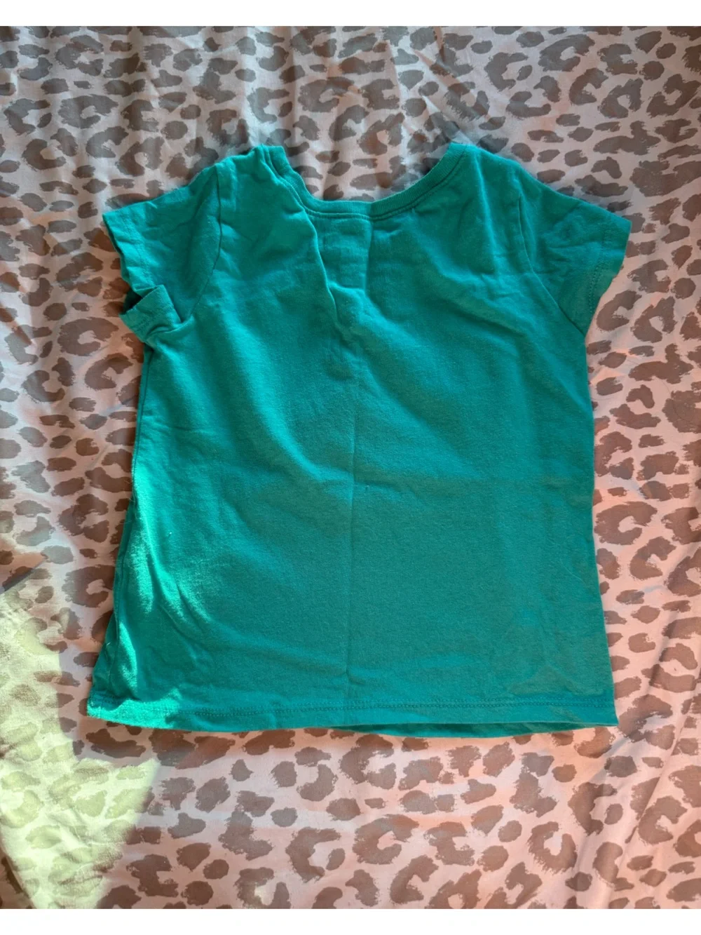The Children’s Place Girls Teal Rainbow Cat Graphic Tee